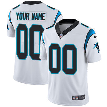 Custom Carolina Panthers Limited White Road Men’s Jersey NFL Vapor Untouchable Customized jerseys