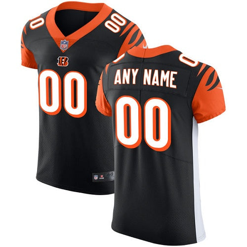 Custom Cincinnati Bengals Elite Black Home Men’s Jersey NFL Vapor Untouchable Customized jerseys
