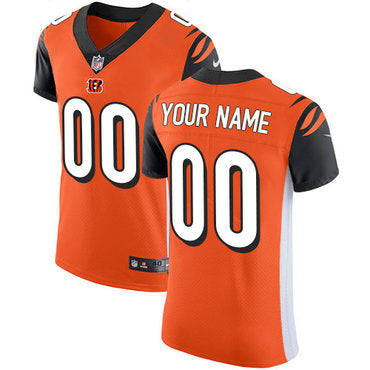 Custom Cincinnati Bengals Elite Orange Alternate Men’s Jersey NFL Vapor Untouchable Customized jerseys