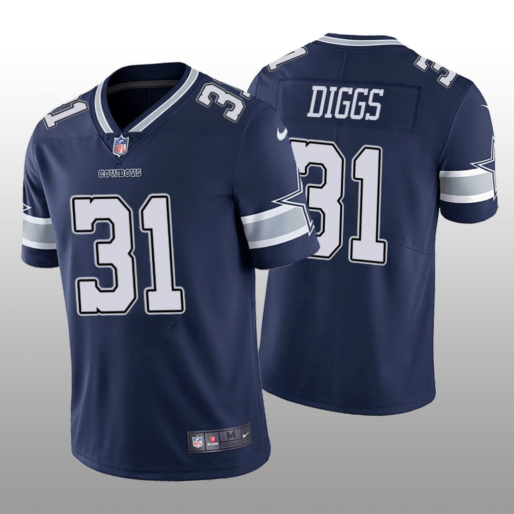 Custom Cowboys #31 trevon diggs Navy Blue Team Color Men’s Stitched NFL Vapor Untouchable Limited Jersey