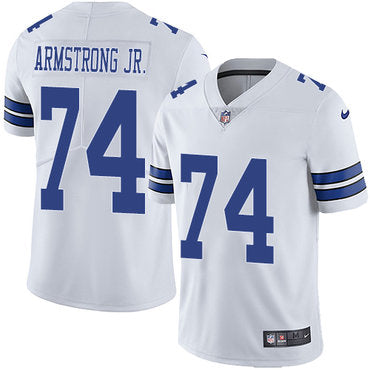Custom Cowboys #74 Dorance Armstrong Jr. White Men’s Stitched NFL Vapor Untouchable Limited Jersey