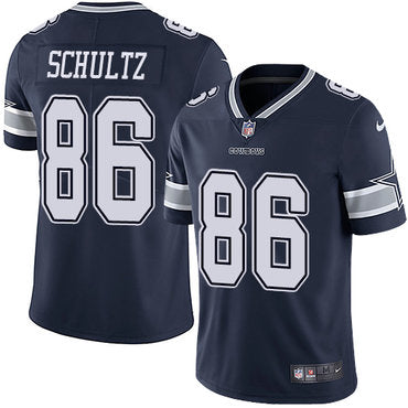 Custom Cowboys #86 Dalton Schultz Navy Blue Team Color Men’s Stitched NFL Vapor Untouchable Limited Jersey