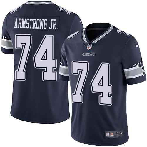 Custom Cowboys 74 Dorance Armstrong Jr. Navy Vapor Untouchable Limited Jersey