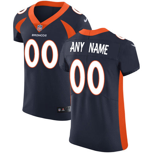 Custom Denver Broncos Elite Navy Blue Alternate Men’s Jersey NFL Customized jerseys