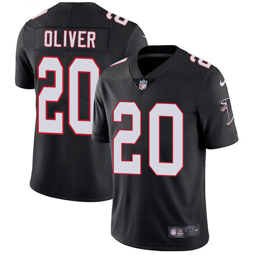 Custom Falcons #20 Isaiah Oliver Black Alternate Men’s Stitched NFL Vapor Untouchable Limited Jersey