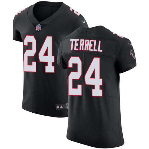 Custom Falcons #24 A.J. Terrell Black Alternate Men’s Stitched NFL New Elite Jersey