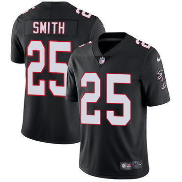 Custom Falcons #25 Ito Smith Black Alternate Men’s Stitched NFL Vapor Untouchable Limited Jersey
