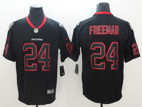 Custom Falcons 24 Devonta Freeman Black Shadow Legend Limited Jersey