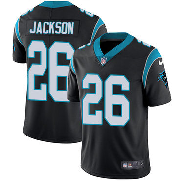 Custom Panthers #26 Donte Jackson Black Team Color Youth Stitched NFL Vapor Untouchable Limited Jersey