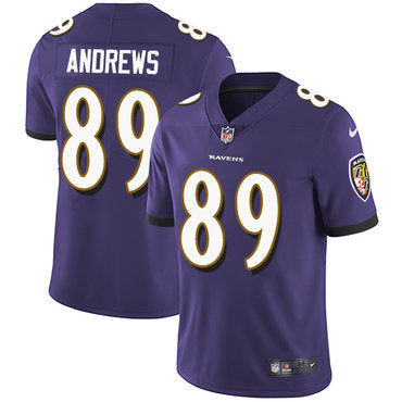 Custom Ravens #89 Mark Andrews Purple Team Color Men’s Stitched NFL Vapor Untouchable Limited Jersey