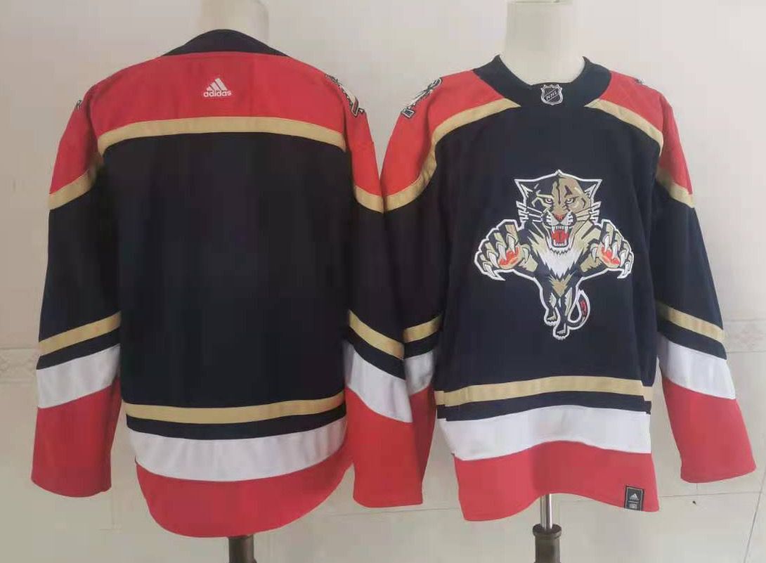 Custom Panthers Blank Black 2020-21 Reverse Retro  Jersey