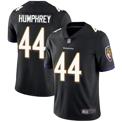 Custom Ravens #44 Marlon Humphrey Black Alternate Youth Stitched Football Vapor Untouchable Limited Jersey