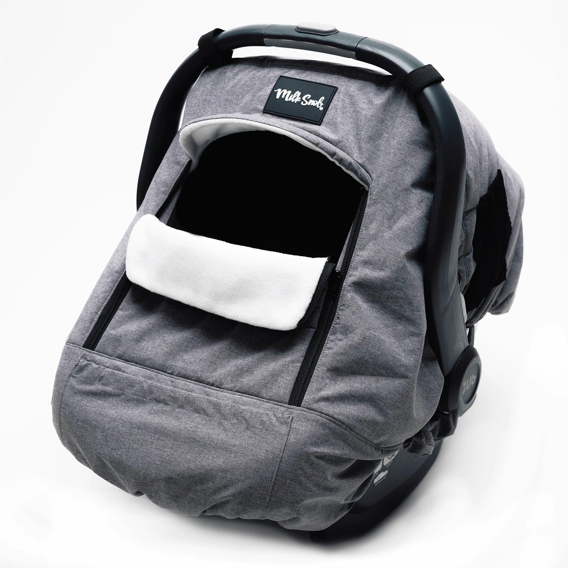 Winter Luxe Car Seat Wrap – Storm