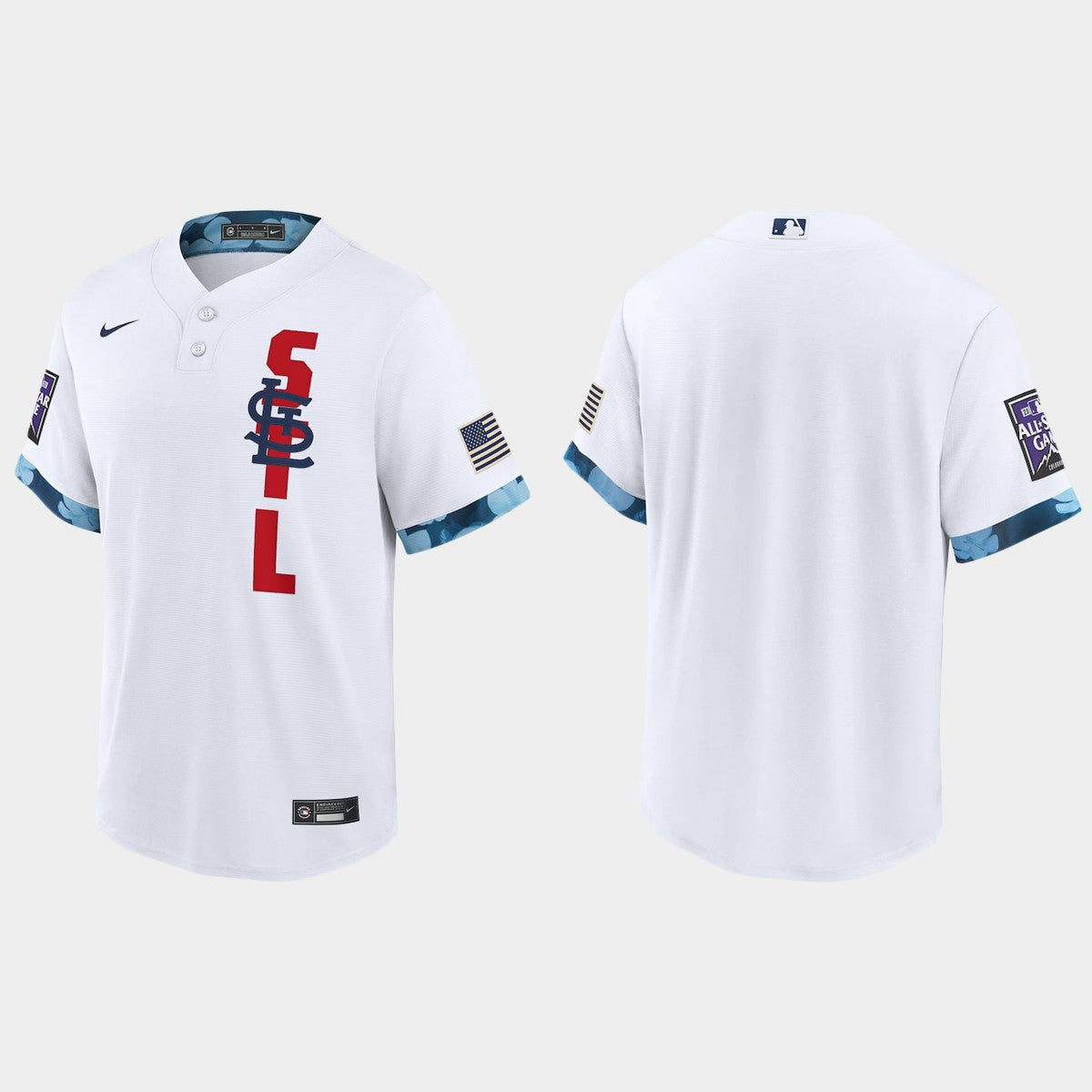 Custom St.Louis Cardinals 2021 Mlb All Star Game Fan’s Version White Jersey