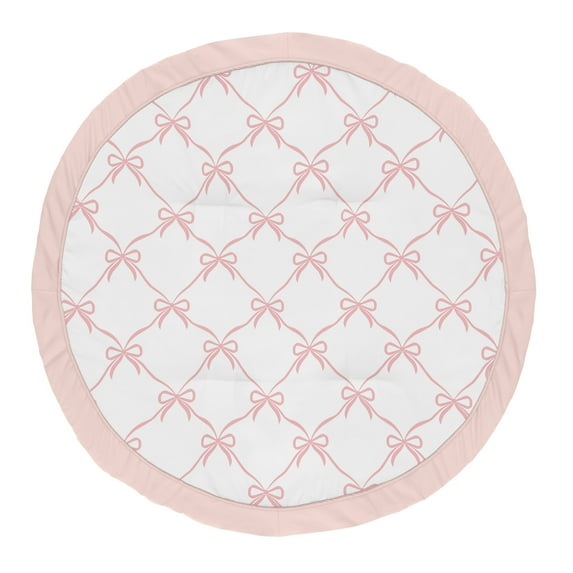 Sweet Jojo Designs Ballerina and Ballet Bows Girl Baby Tummy Time Play Mat