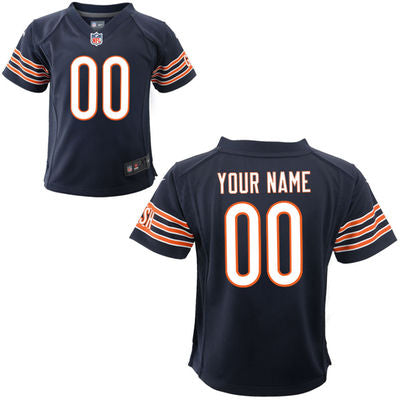 Custom Toddlers Chicago Bears Infant Customized Game Team Color Jersey