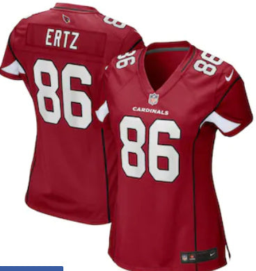 Custom Women Arizona Cardinals #86 Zach Ertz Red Vapor Limited Jersey