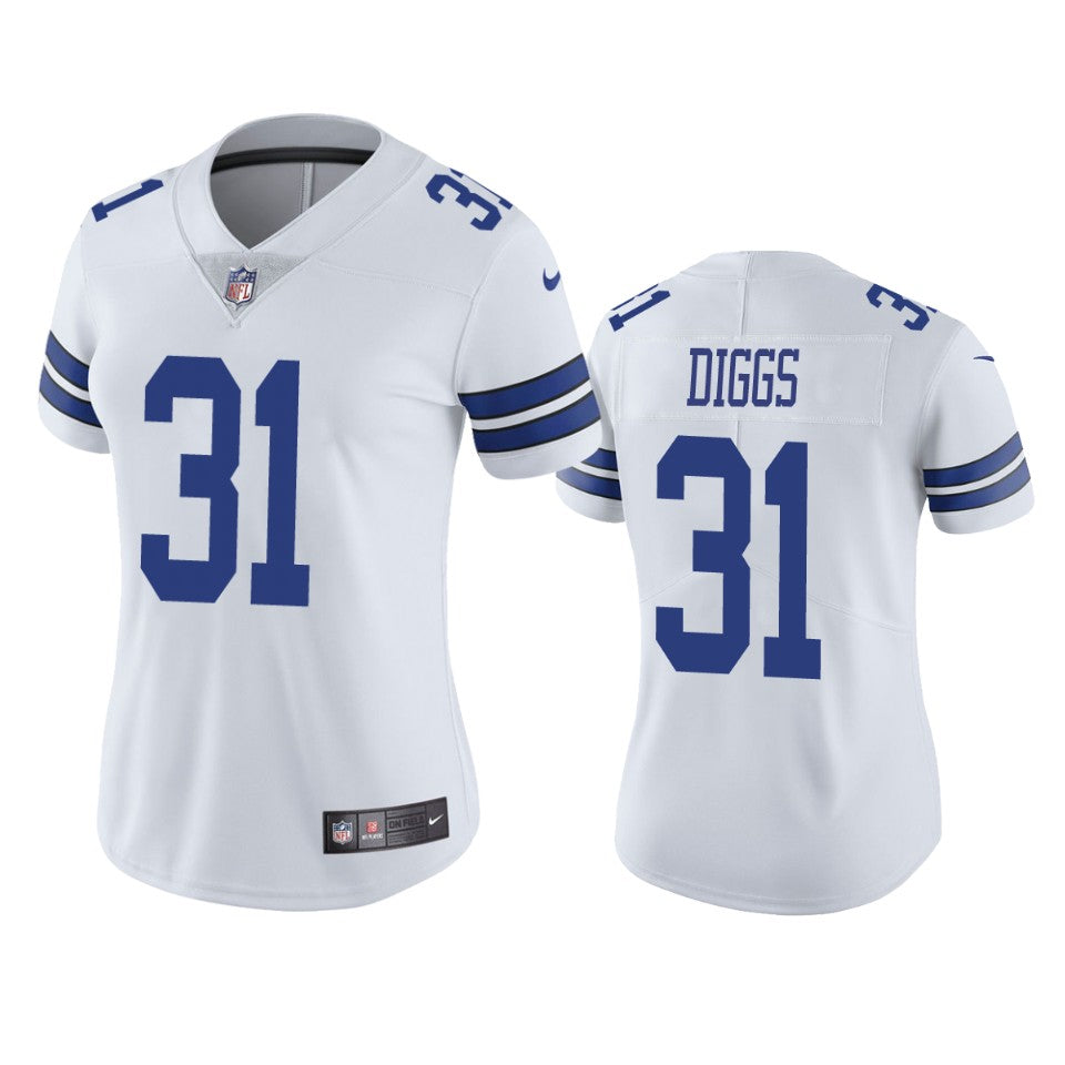 Custom Women Cowboys #31 trevon diggs white Team Color Men’s Stitched NFL Vapor Untouchable Limited Jersey