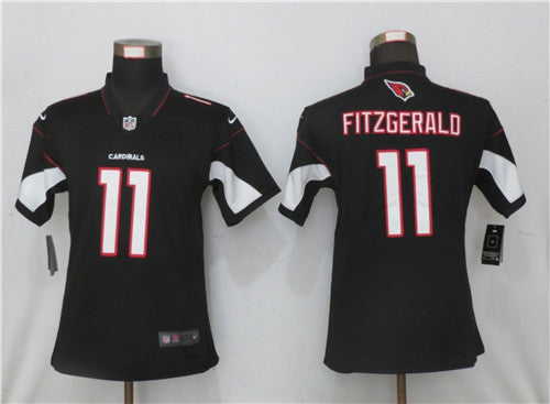 Custom Women Arizona Cardinals #11 Larry Fitzgerald Black 2020 Vapor Untouchable Jersey