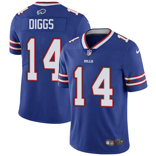Custom Youth Bills #14 Stefon Diggs Royal Blue Team Color Men’s Stitched NFL Vapor Untouchable Limited Jersey