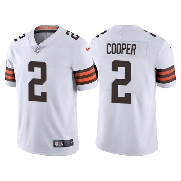 Custom Youth Cleveland Browns #2 Amari Cooper Brown Vapor Untouchable Limited Stitched Jersey