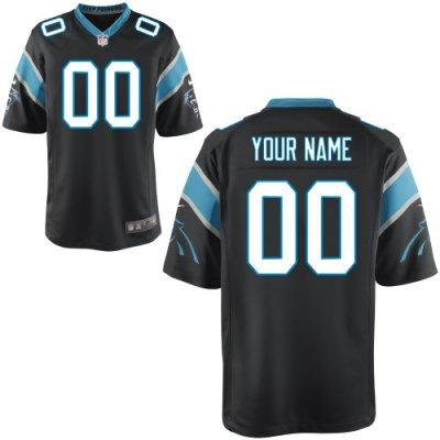 Custom Youth NEW Carolina Panthers Customized Game Team Color Jerseys