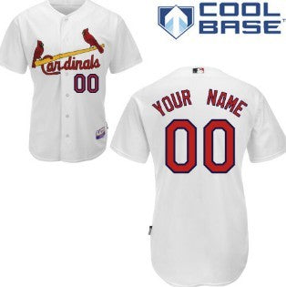 Custom Youth St. Louis Cardinals Customized White Jersey