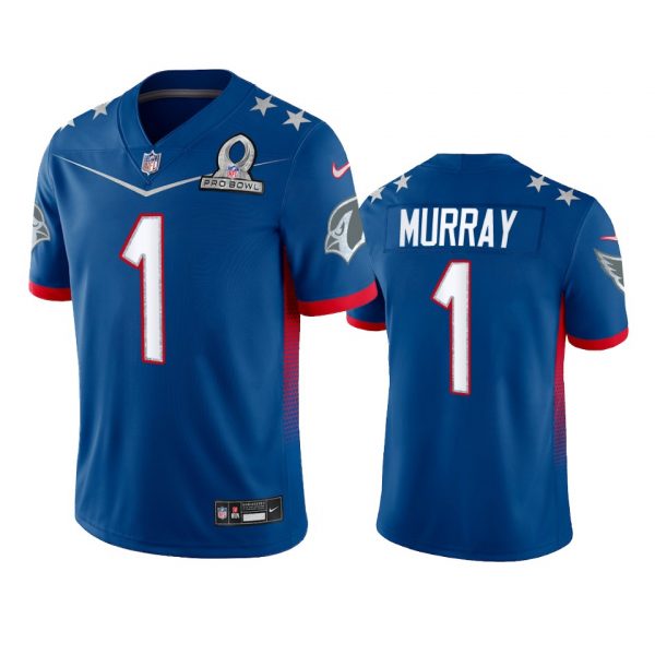 Custom Men’s Kyler Murray Arizona Cardinals 2022 NFC Pro Bowl Stitched Jersey Royal