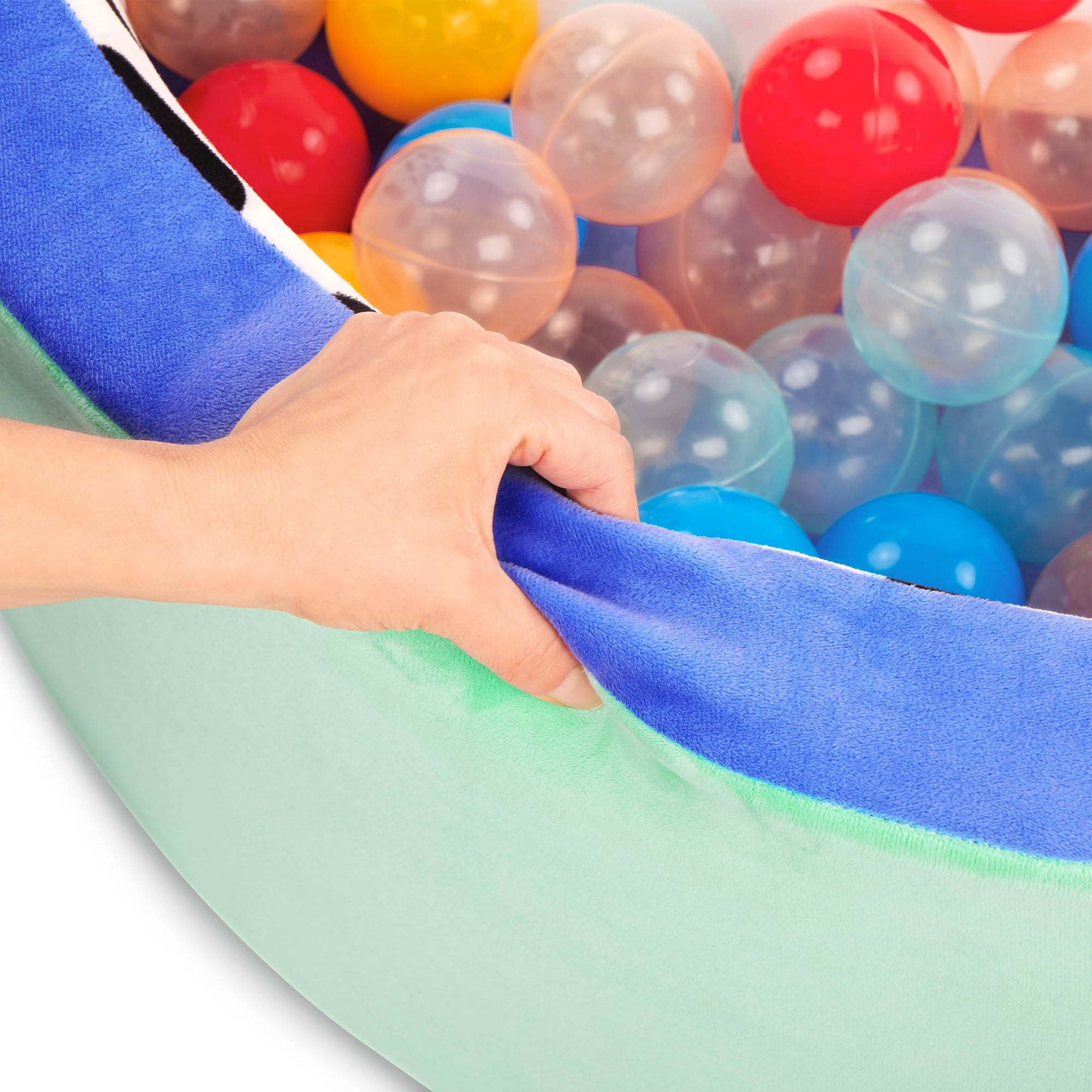 Battat Hop in Foam Ball Pit with with 65+ Balls and Washable Cover, Toddler and Preschool Indoor Toy