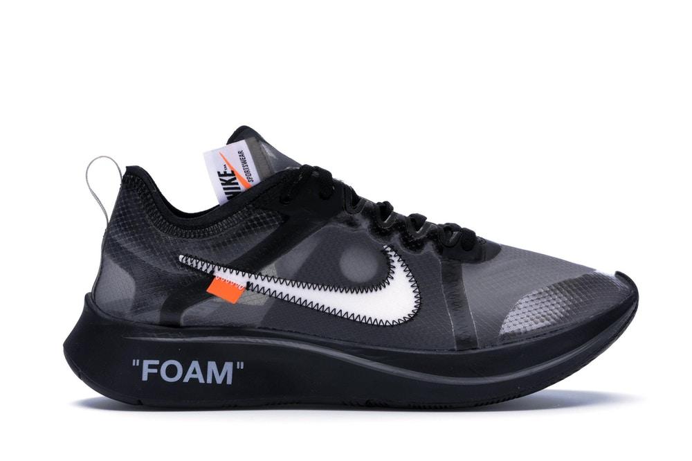 Zoom Fly Off-White Black Silver