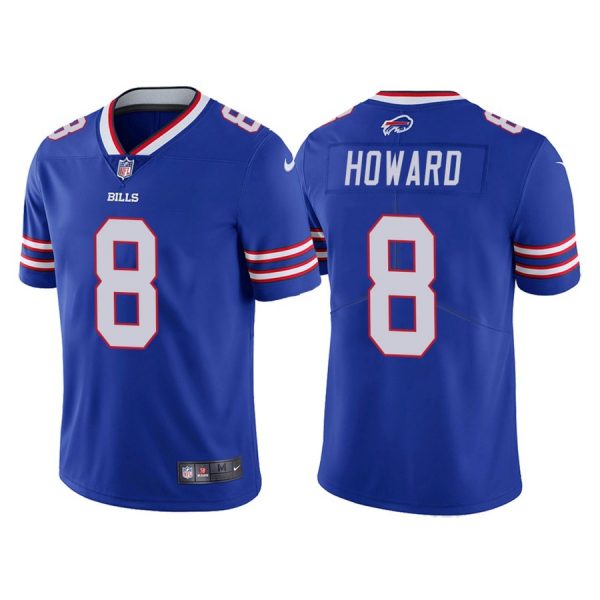 Custom Men’s Buffalo Bills O. J. Howard Royal Vapor Limited Stitched Jersey