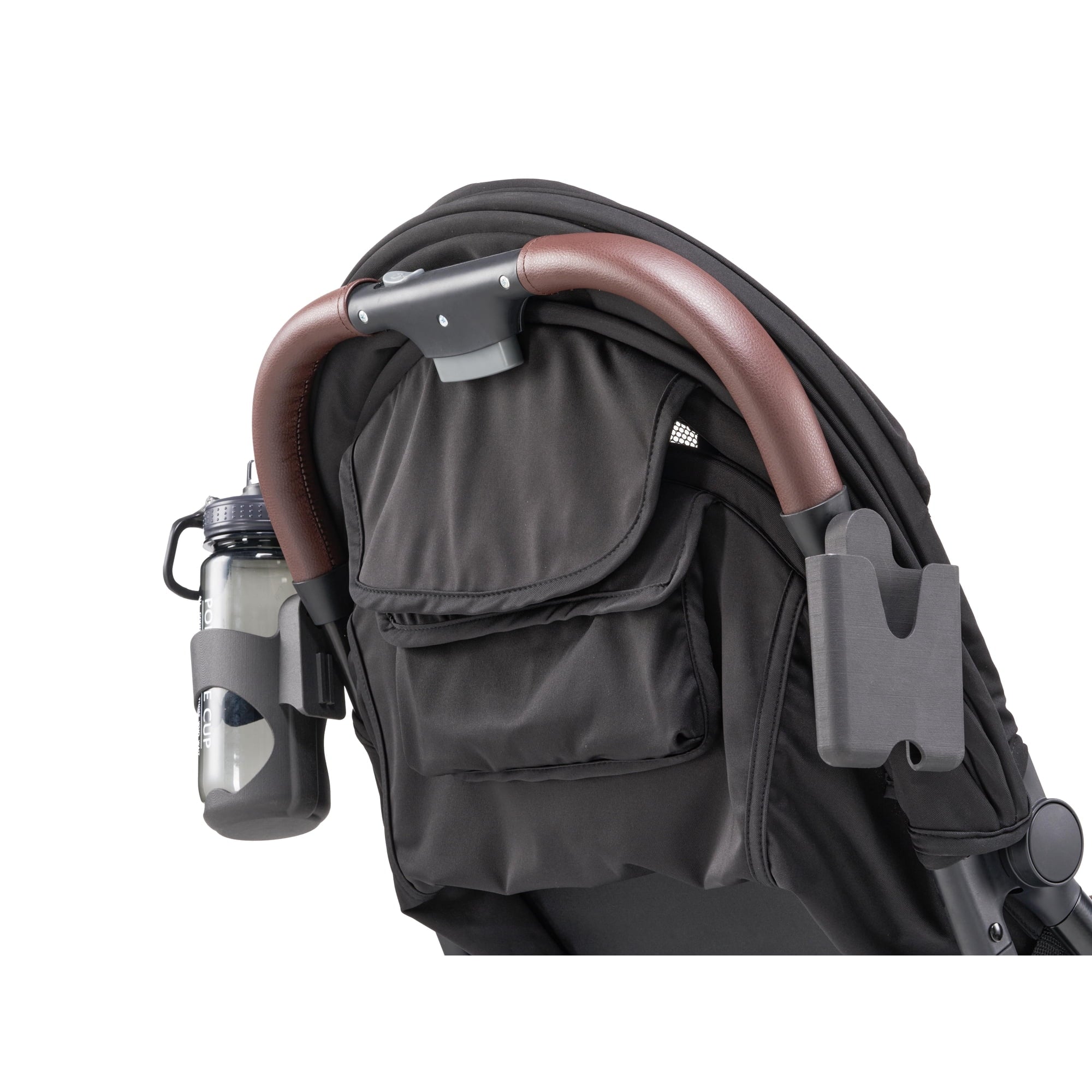 Parent's Choice Quick Fold Baby Stroller with Full-reclining Backrest, Compact and Lightweight Design for travel convenience, Black