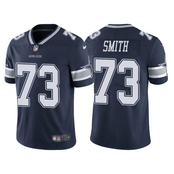 Custom Men’s Dallas Cowboys Tyler Smith 2022 NFL Draft Stitched Jersey Navy