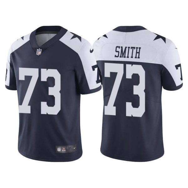 Custom Men’s Dallas Cowboys Tyler Smith 2022 NFL Draft Stitched Jersey Navy