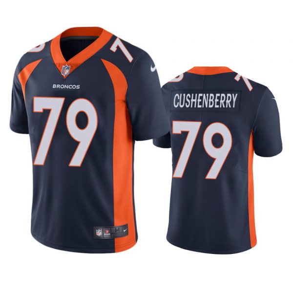 Custom Men’s Lloyd Cushenberry Denver Broncos Limited Footbal Jersey Navy