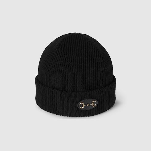 Women's Wool Hat with Horsebit