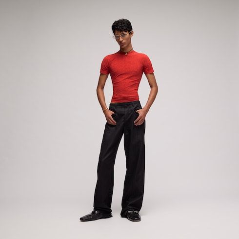 Men's Python Printed Stretch Jersey T-Shirt