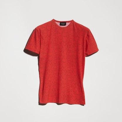 Men's Python Printed Stretch Jersey T-Shirt