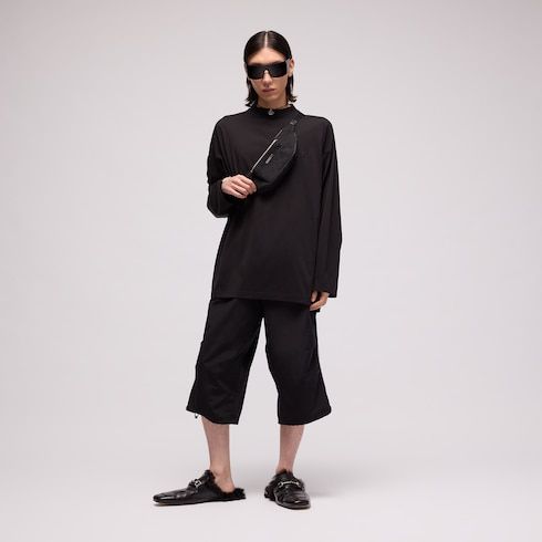 Men's Embroidered Cotton Silk Long-Sleeved T-Shirt