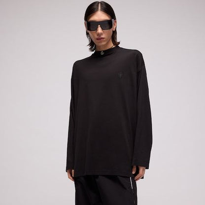 Men's Embroidered Cotton Silk Long-Sleeved T-Shirt