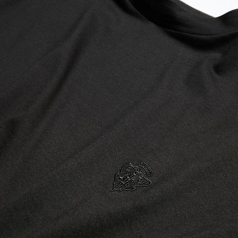 Men's Embroidered Cotton Silk Long-Sleeved T-Shirt