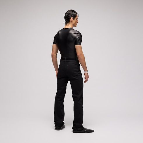 Men's Washed Cotton Denim Pants