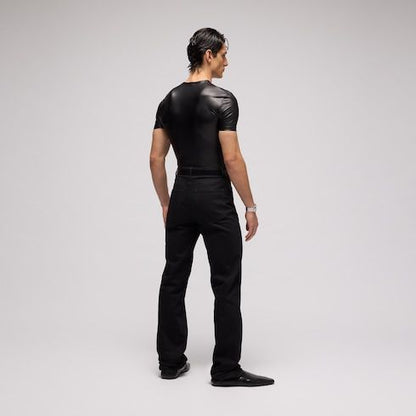 Men's Washed Cotton Denim Pants