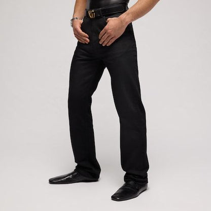 Men's Washed Cotton Denim Pants
