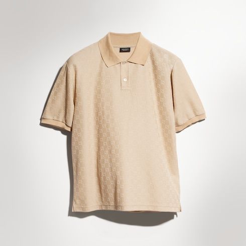 Men's Contrast Collar Jersey Polo Shirt
