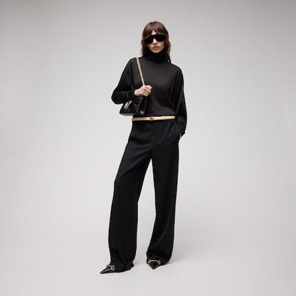 Women's Thin Double G Buckle Belt
