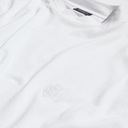 Men's Embroidered Lightweight Silk Jersey T-Shirt