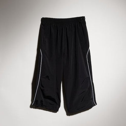 Men's Embroidered Cotton Nylon Bermuda Shorts