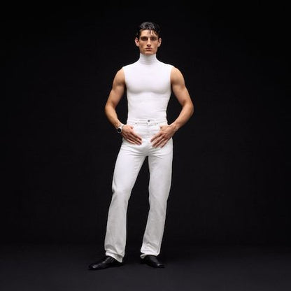 Men's Washed Cotton Denim Pants