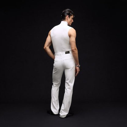 Men's Washed Cotton Denim Pants